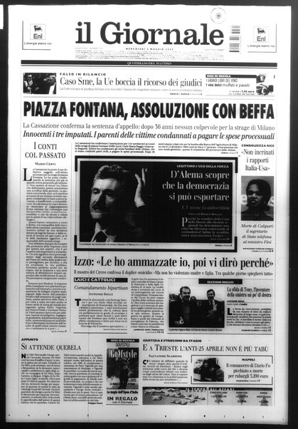 Il giornale : quotidiano del mattino